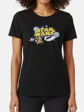Stitch Shoppe Loungefly Star Wars Space Logo Comic Top 1X New No Pin
